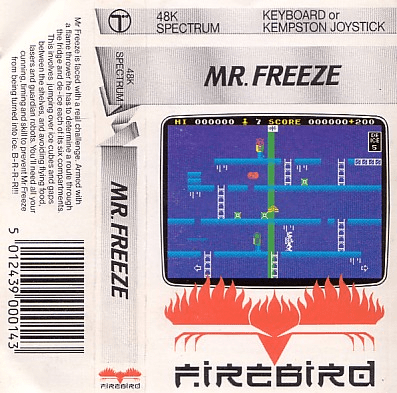 Mr Freeze box art for ZX Spectrum